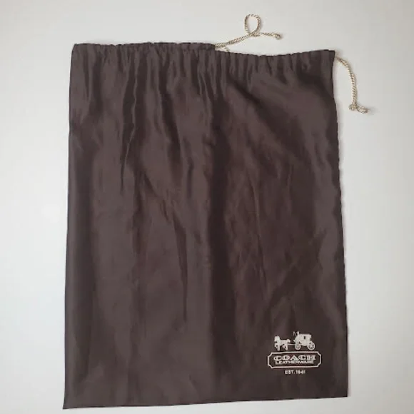 NWT COACH Signature Hudson Backpack in Colorblock Canvas Khaki/ Terracotta - Picture 13 of 14